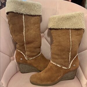 UGG Women's Shearling-Lined Wedge Boots